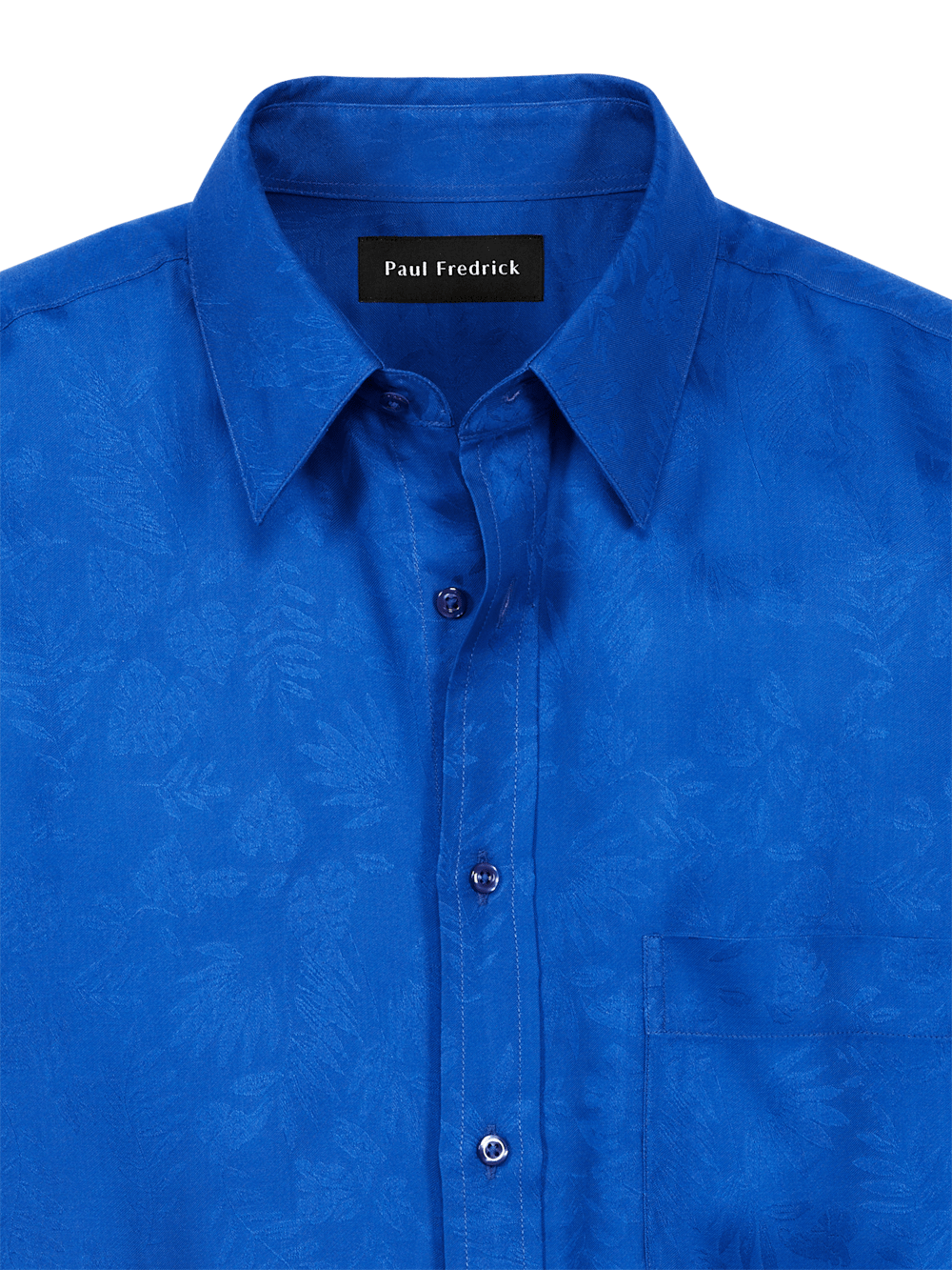 Alternate Image of Lyocell Solid Jacquard Casual Shirt-6