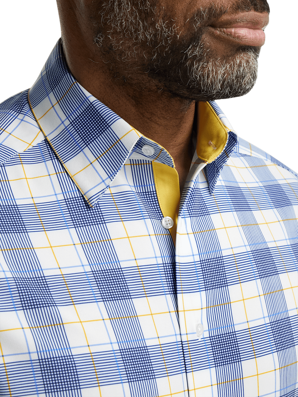 Alternate Image of Performance Stretch Check Casual Shirt-2