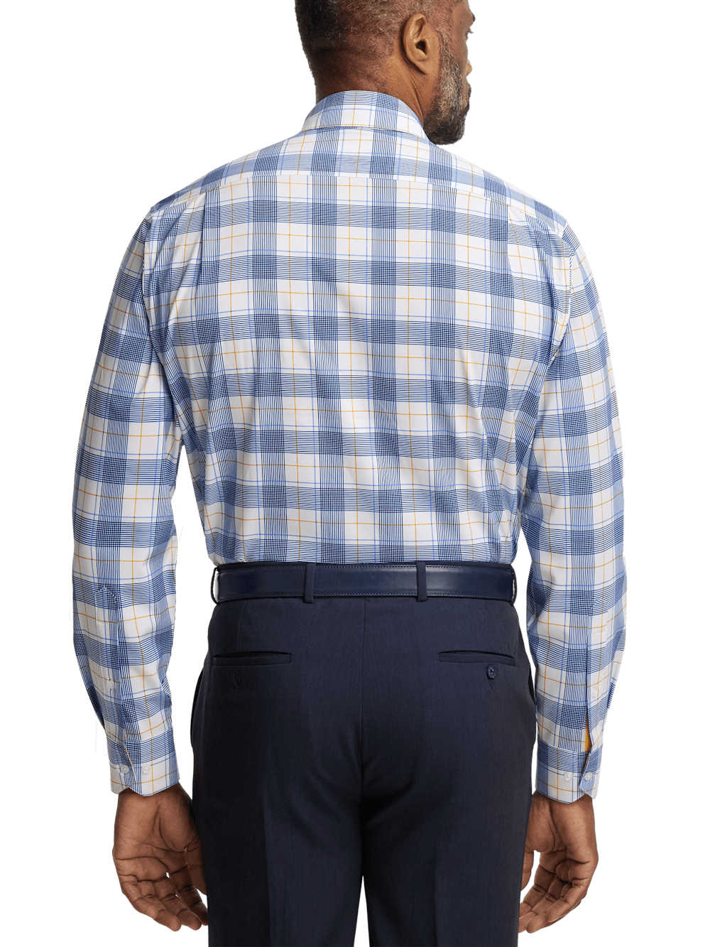 Alternate Image of Performance Stretch Check Casual Shirt-4