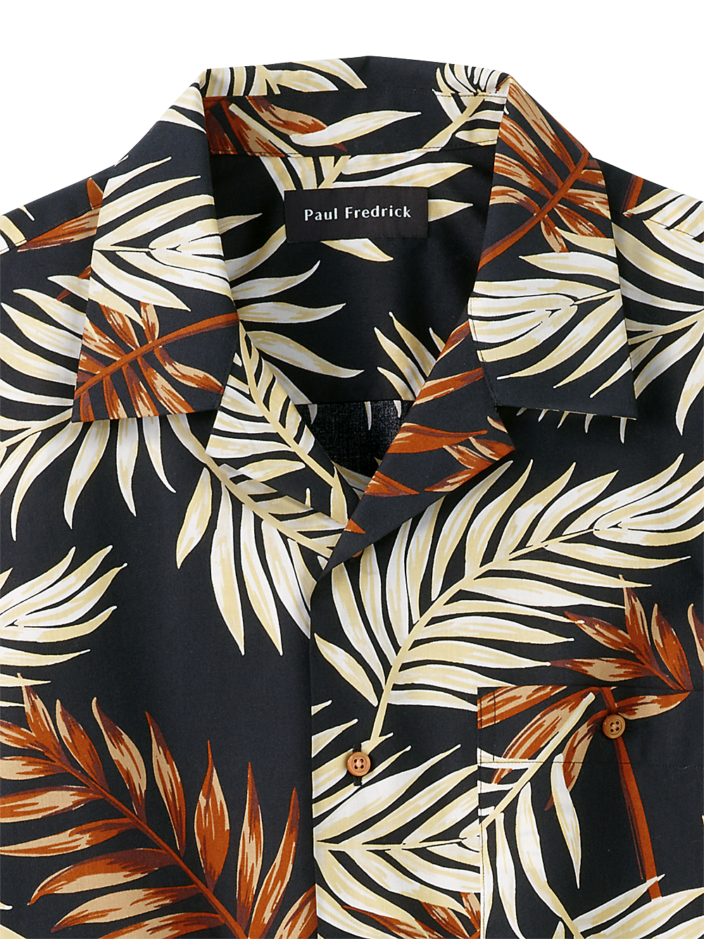 Alternate Image of Cotton Tropical Print Casual Shirt-2