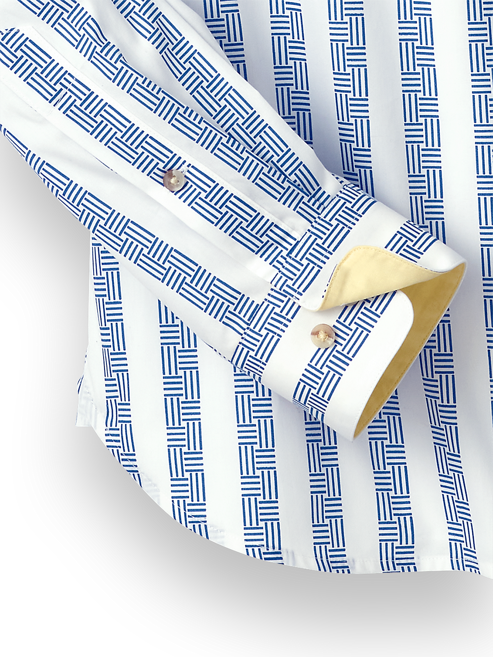 Alternate Image of Cotton Stripe Print Casual Shirt-3