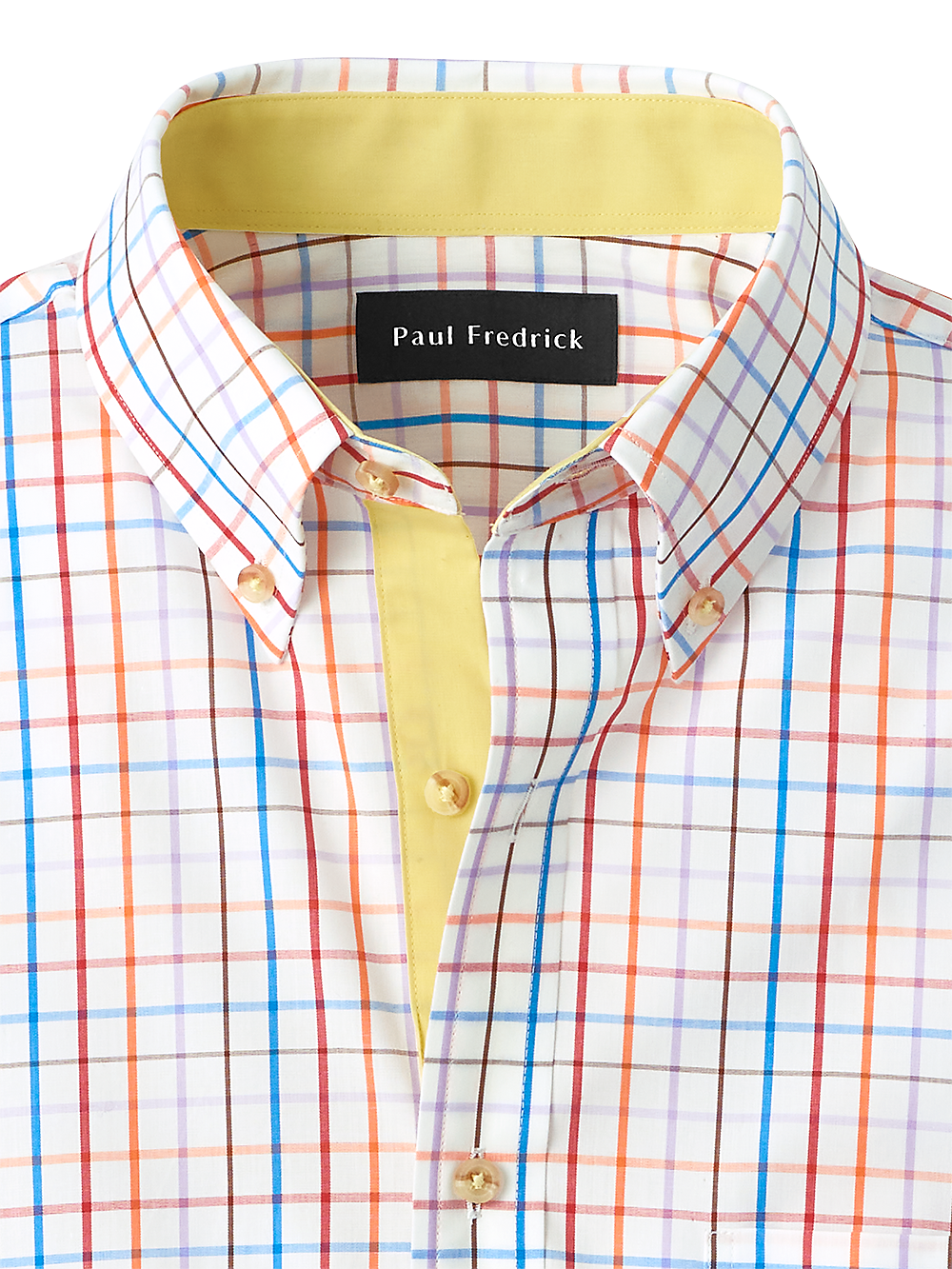 Alternate Image of Cotton Check Casual Shirt-1