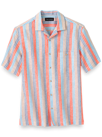 Linen Stripe Casual Shirt - Multi