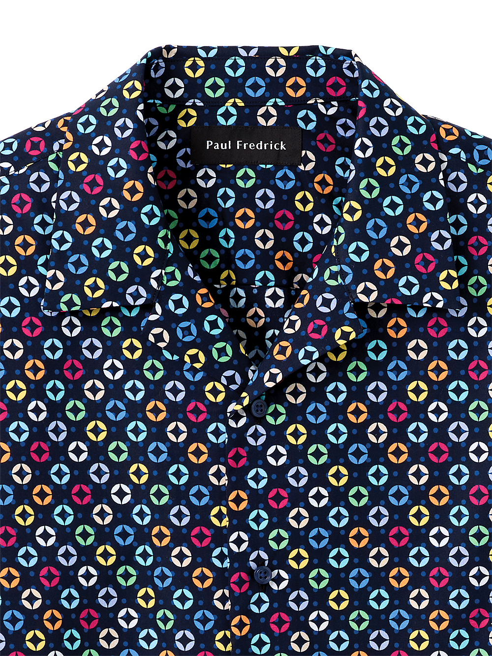 Alternate Image of Cotton Circle Print Casual Shirt-2