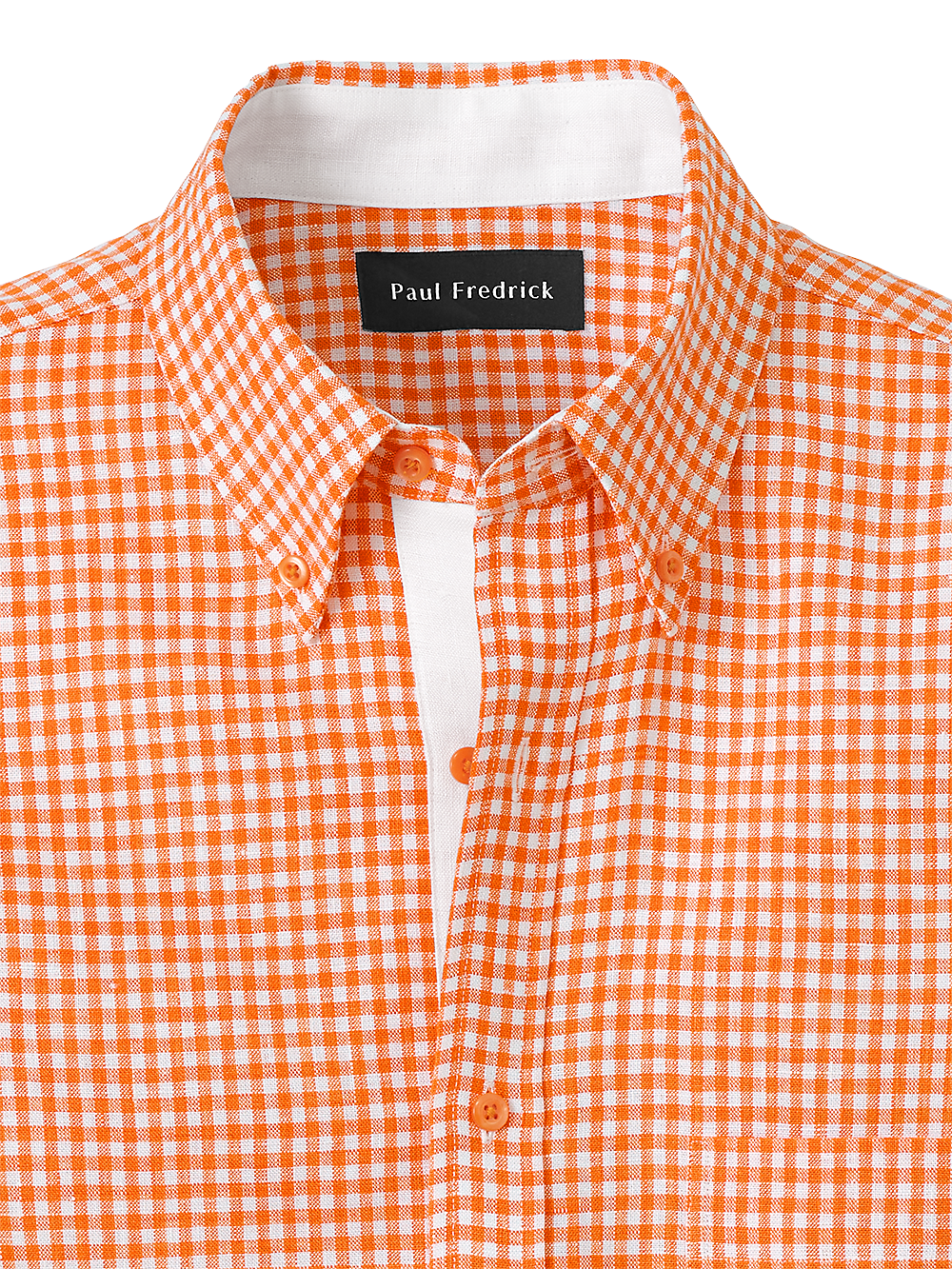 Alternate Image of Linen Gingham Check Casual Shirt-5