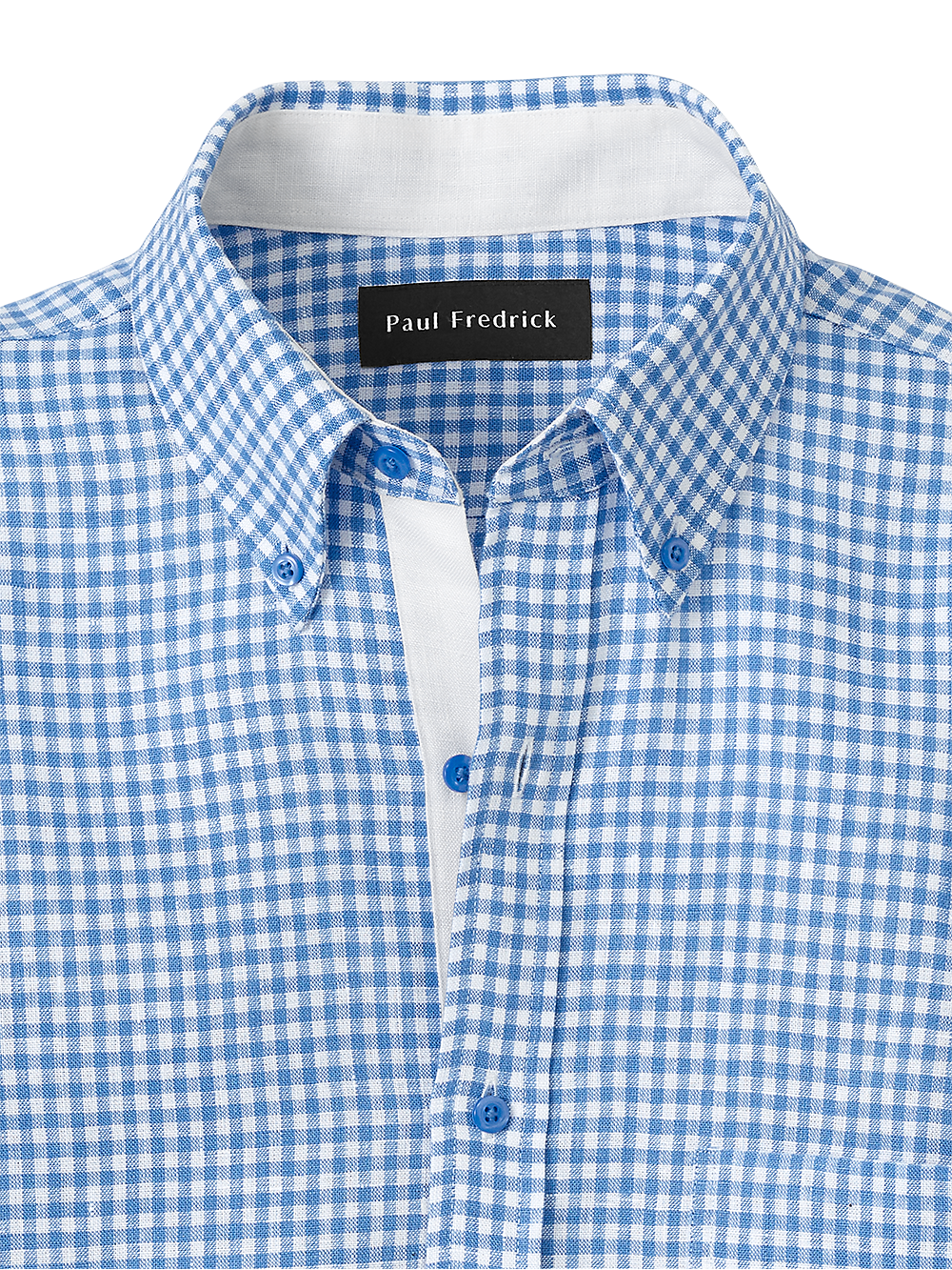 Alternate Image of Linen Gingham Check Casual Shirt-5