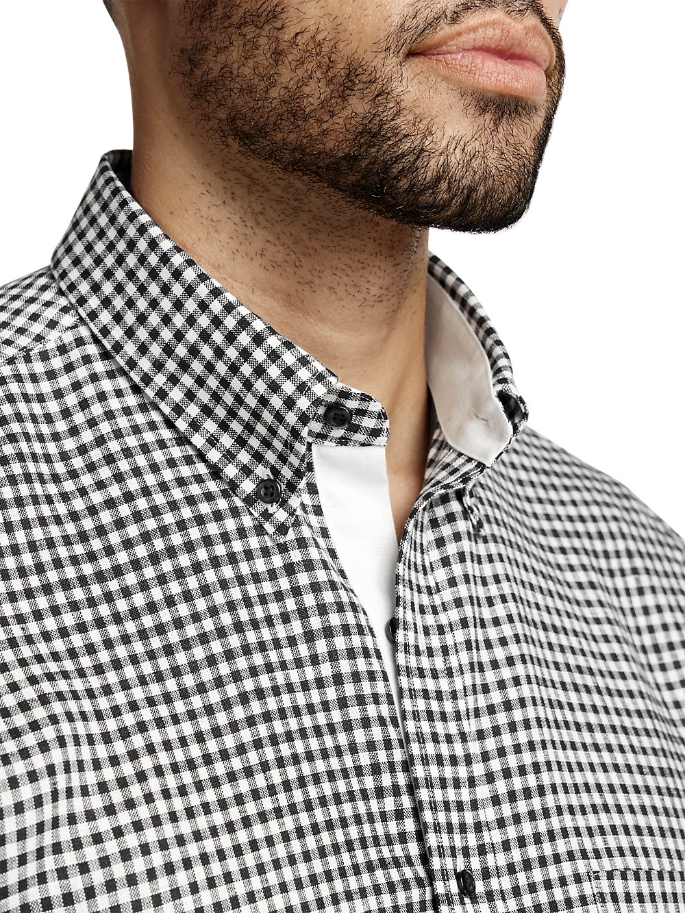 Alternate Image of Linen Gingham Check Casual Shirt-2