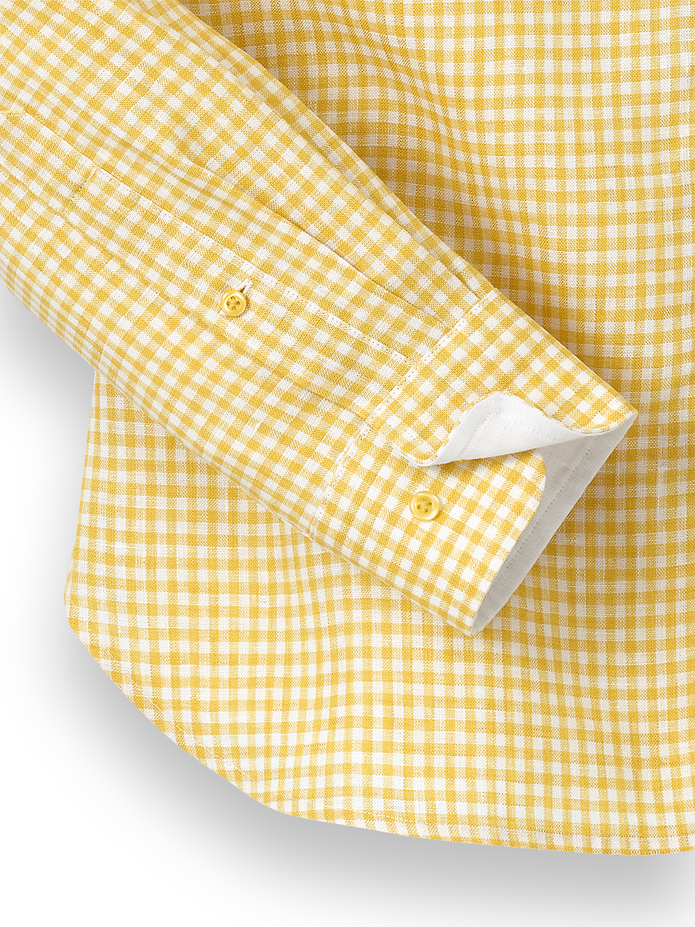 Alternate Image of Linen Gingham Check Casual Shirt-6