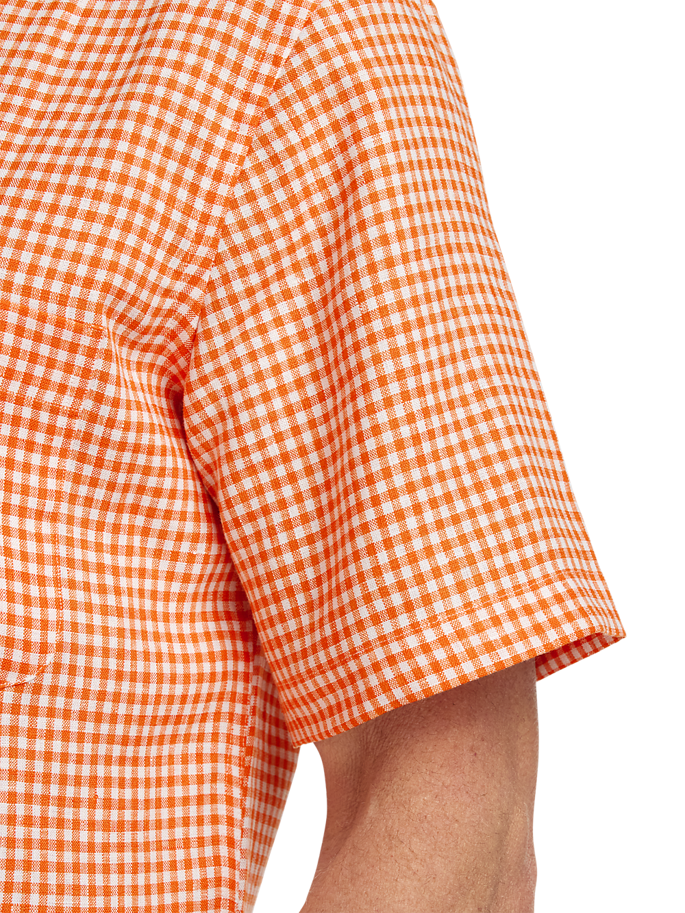 Alternate Image of Linen Gingham Check Casual Shirt-3