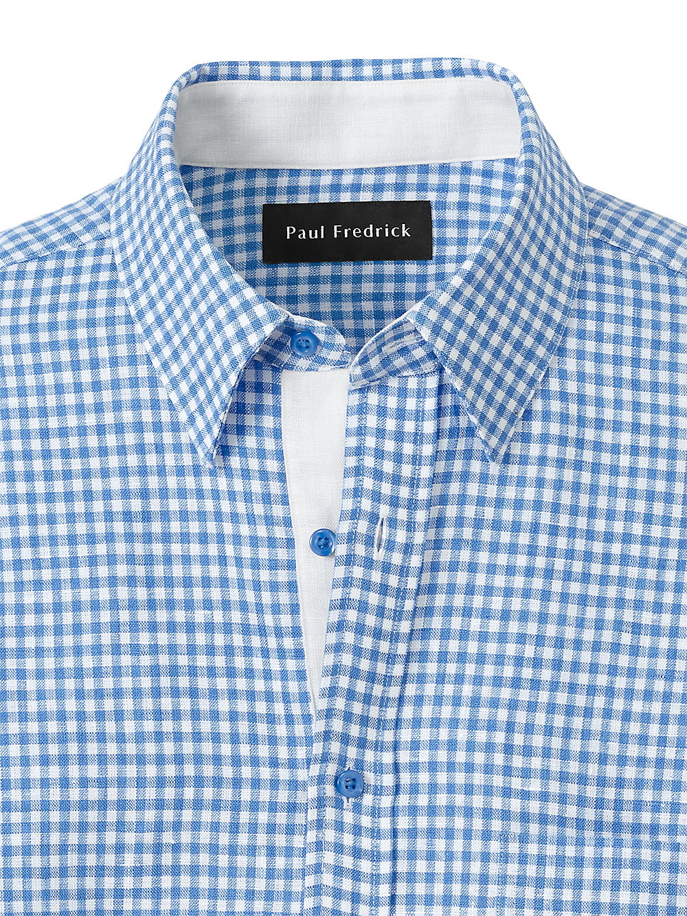 Alternate Image of Linen Gingham Check Casual Shirt-5