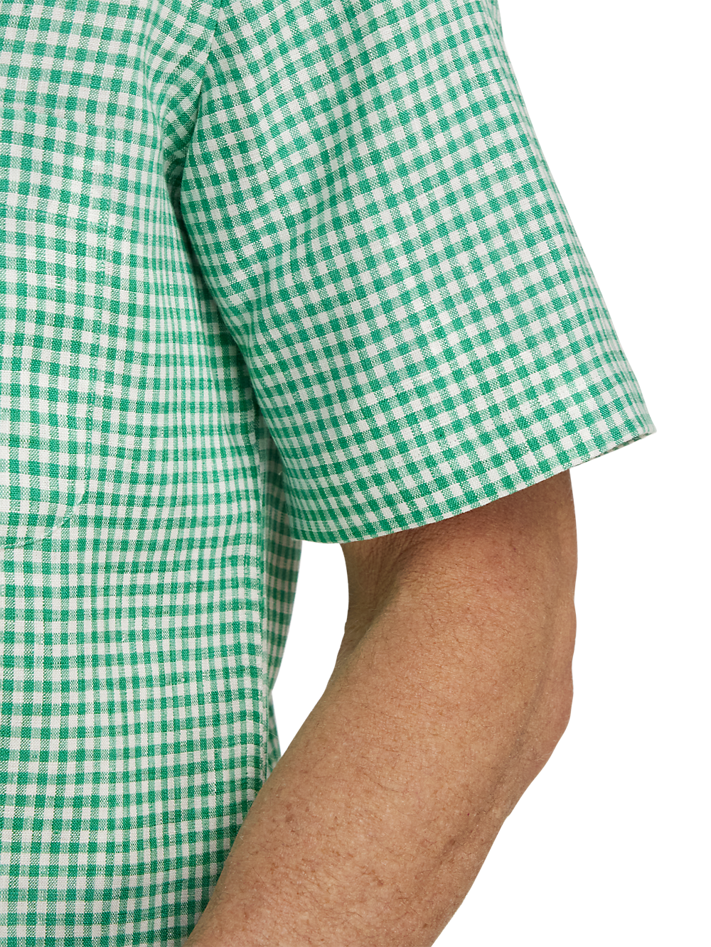 Alternate Image of Linen Gingham Check Casual Shirt-3