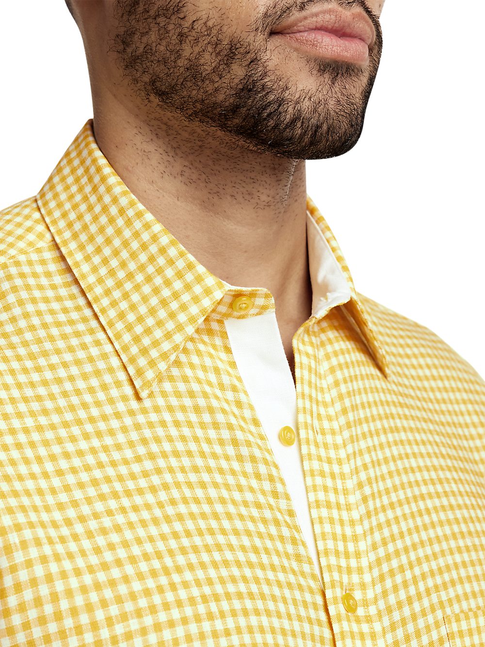 Alternate Image of Linen Gingham Check Casual Shirt-2