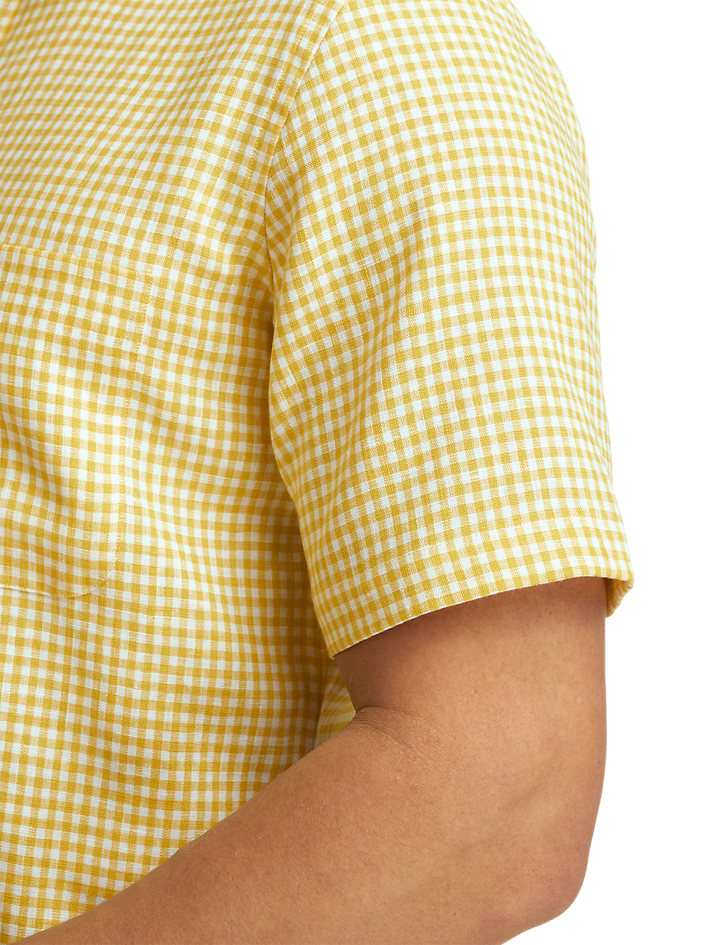 Alternate Image of Linen Gingham Check Casual Shirt-3