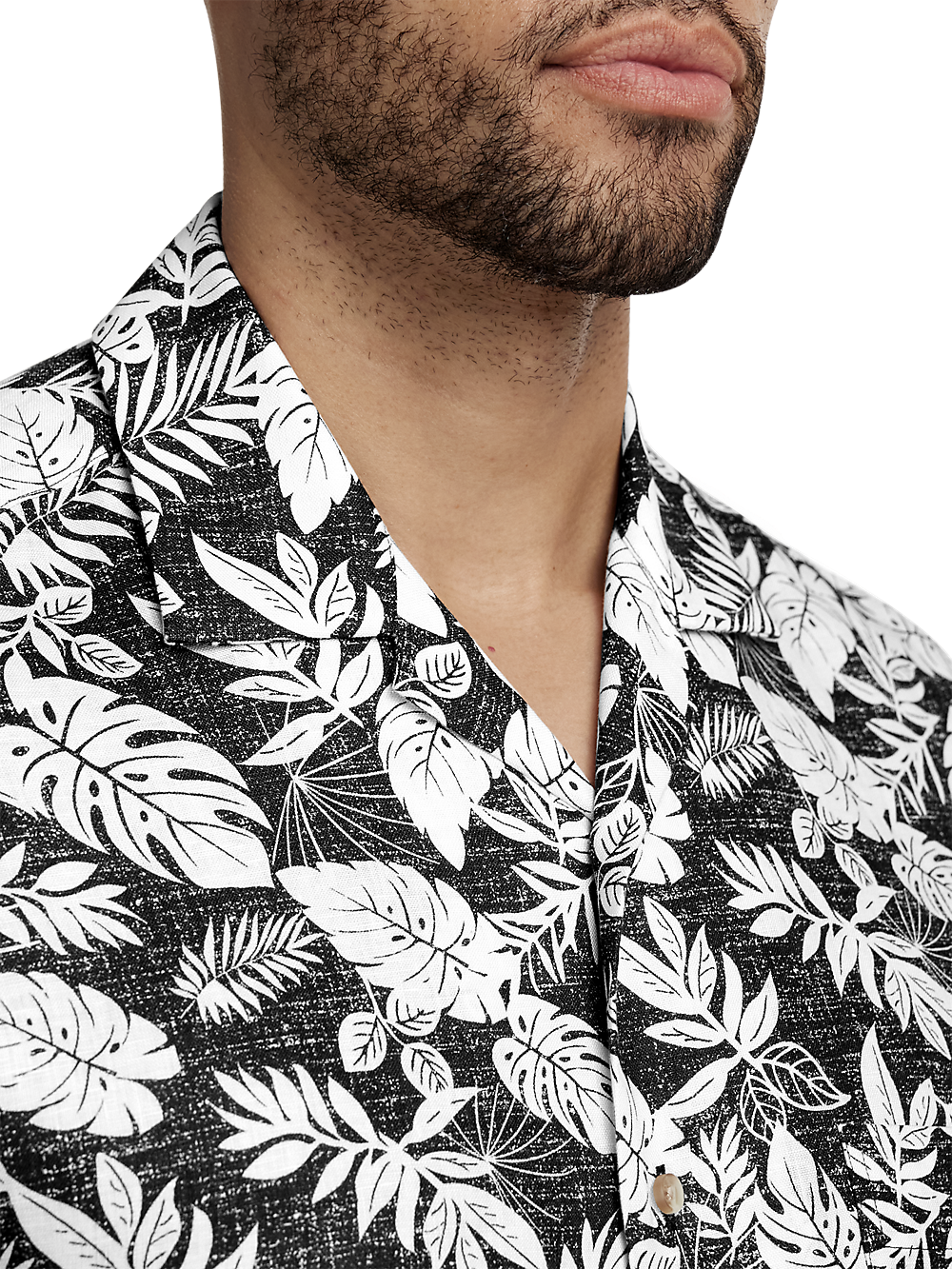 Alternate Image of Linen Botanical Print Casual Shirt-2