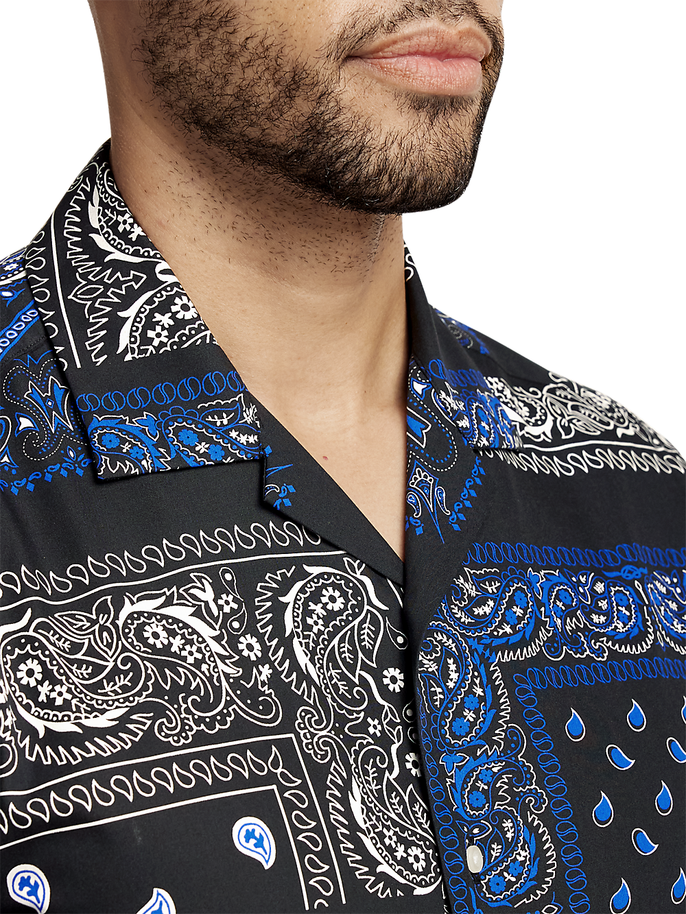 Alternate Image of Cotton Paisley Print Casual Shirt-2