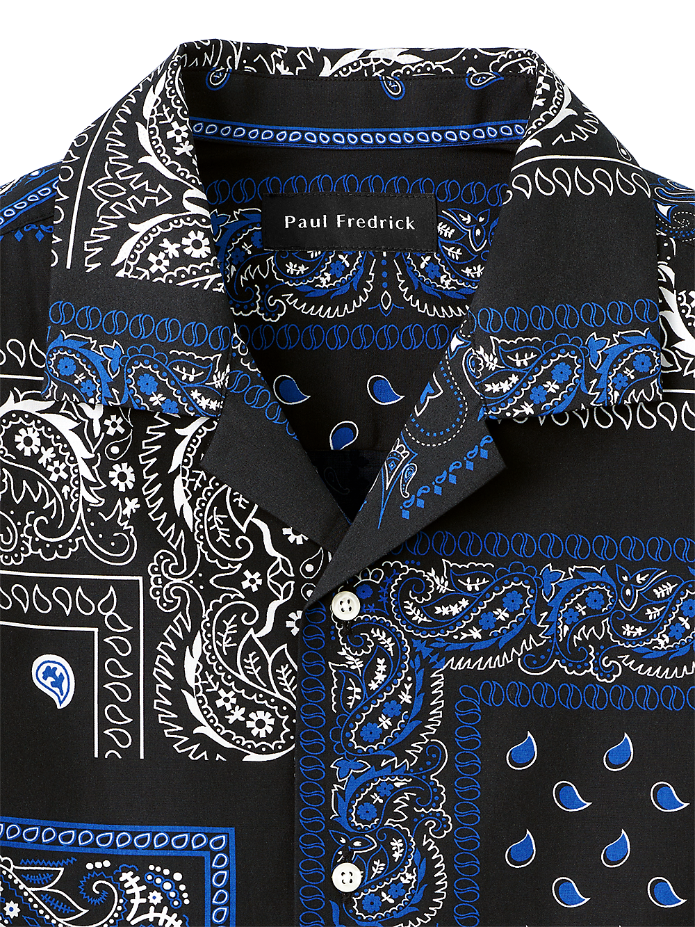 Alternate Image of Cotton Paisley Print Casual Shirt-5