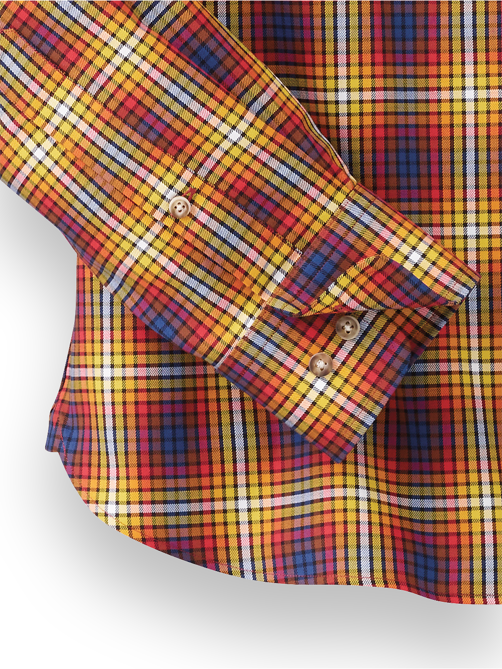 Alternate Image of Cotton Check Casual Shirt-2