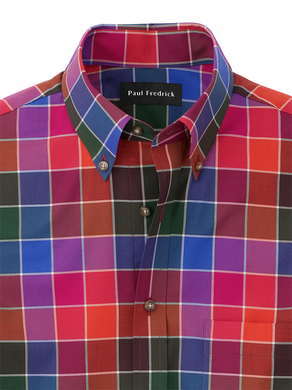 Alternate Image of Cotton Buffalo Plaid Casual Shirt-2