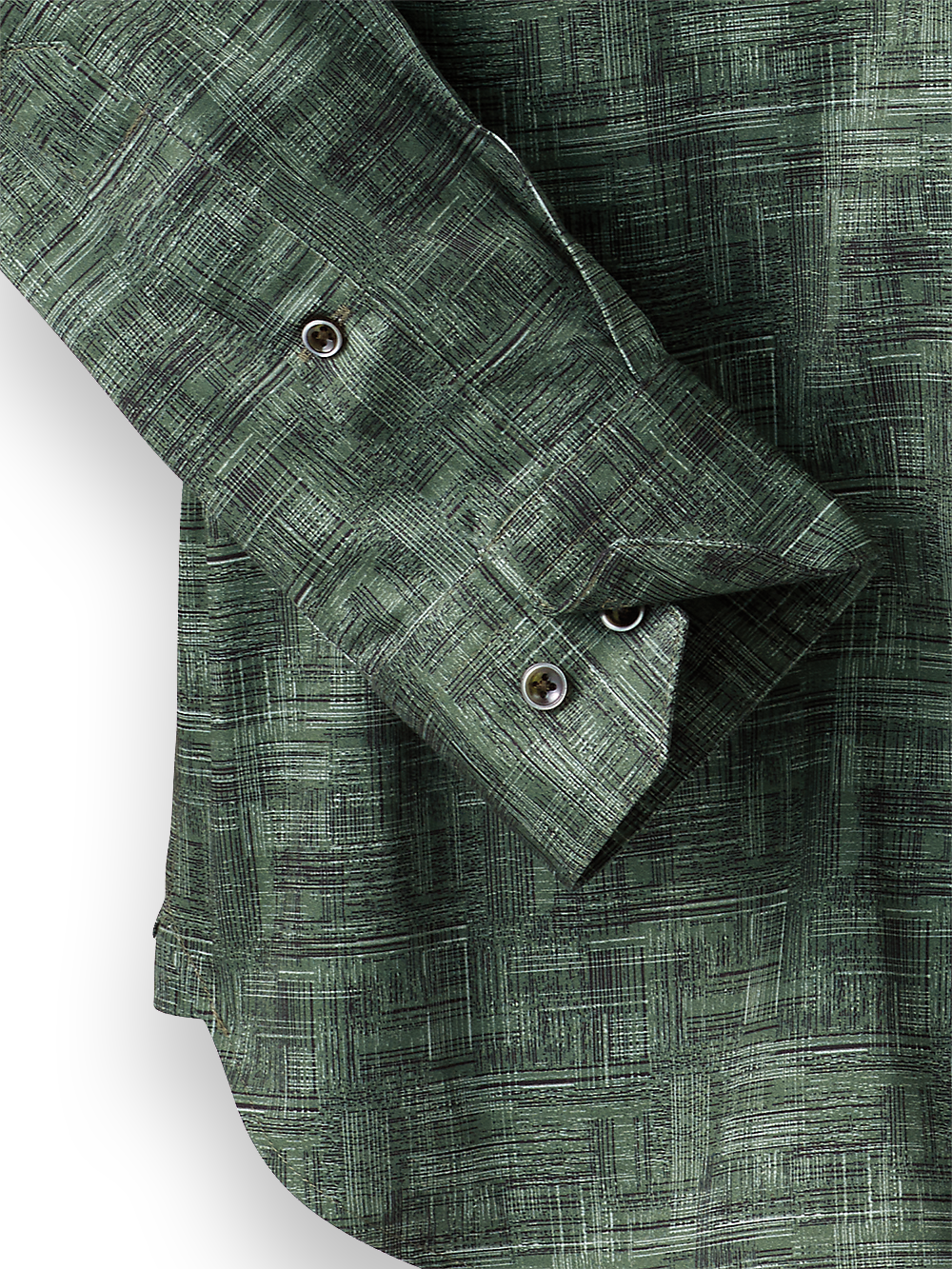 Alternate Image of Cotton Abstract Print Casual Shirt-2