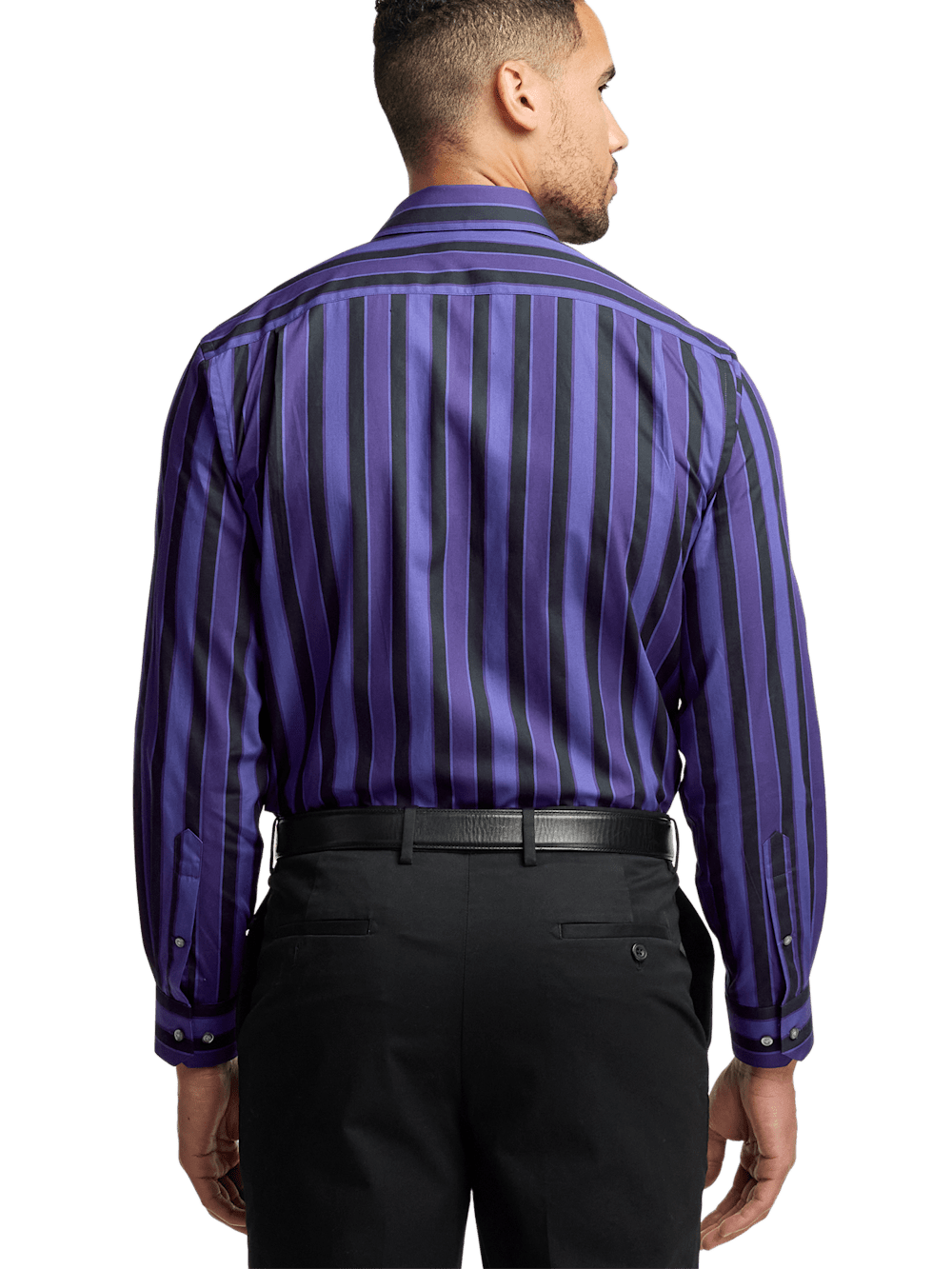 Alternate Image of Cotton Stripe Casual Shirt-4