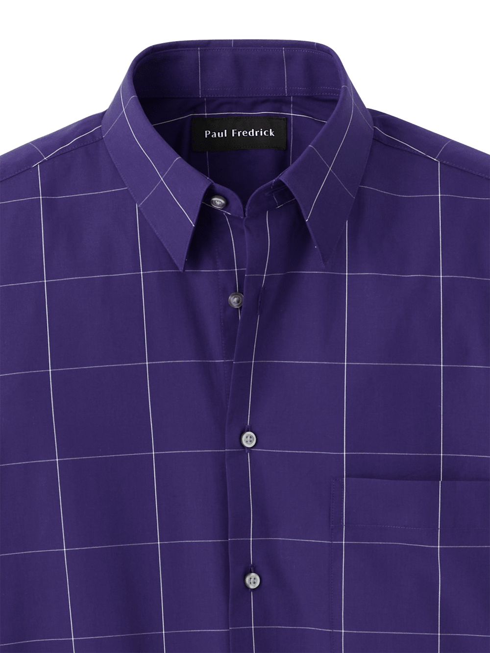 Alternate Image of Cotton Windowpane Casual Shirt-5