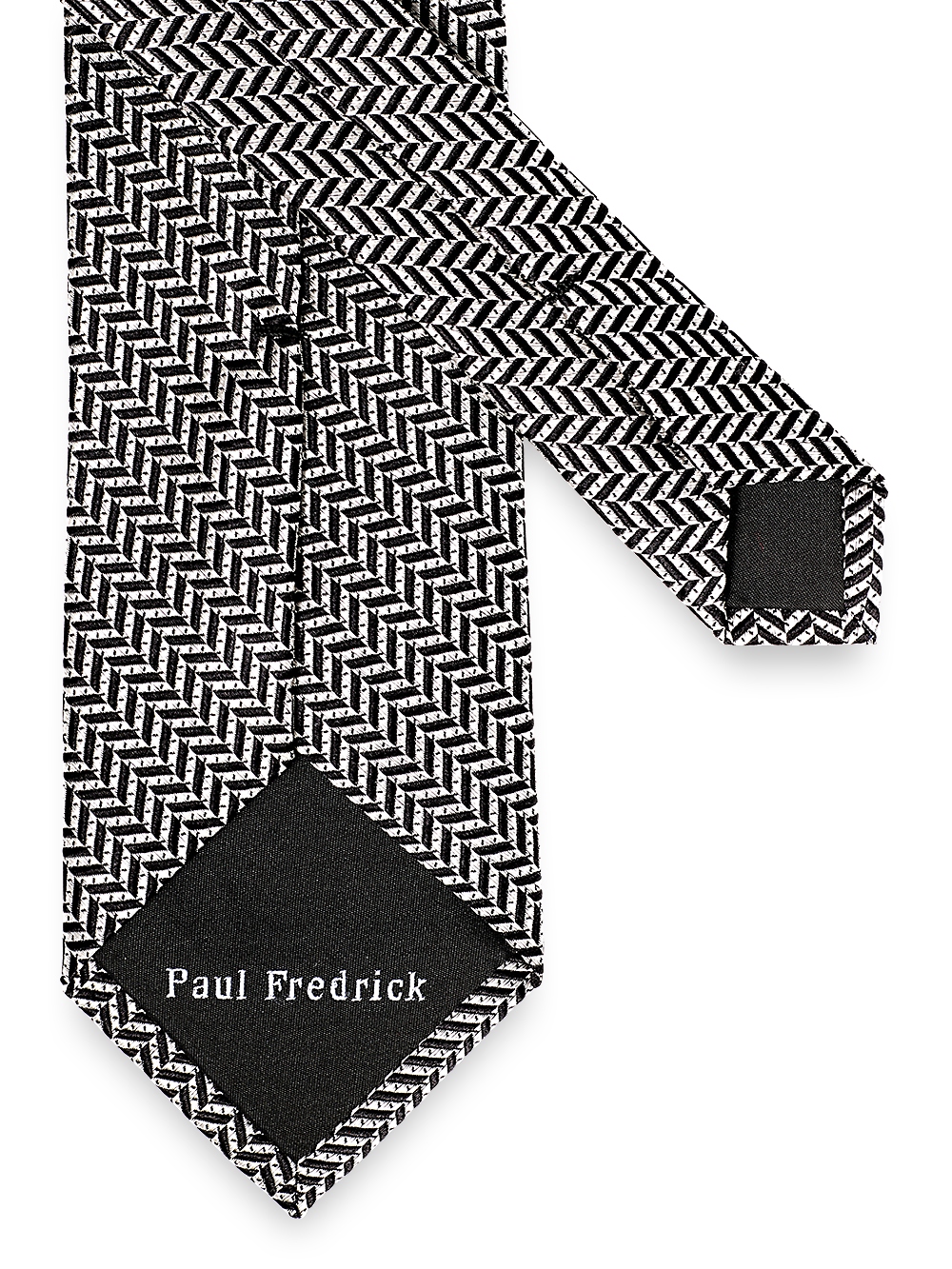 Alternate Image of Herringbone Woven Silk Tie-2