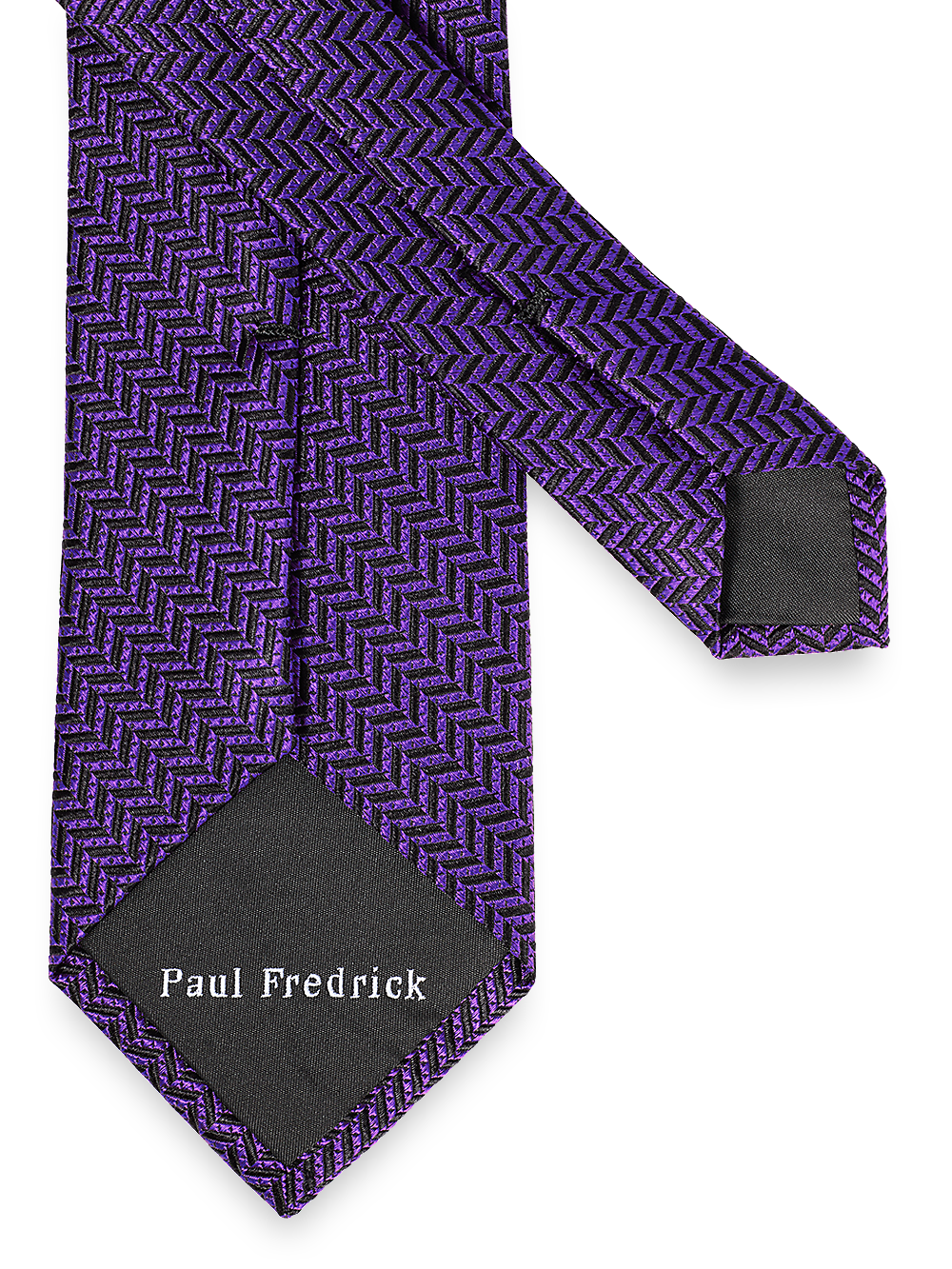 Alternate Image of Herringbone Woven Silk Tie-2