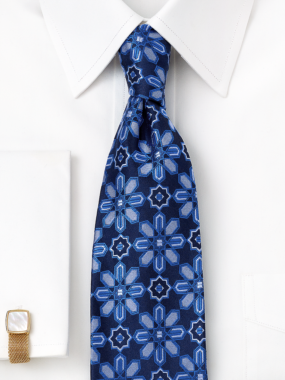 Alternate Image of Floral Woven Silk Tie-1