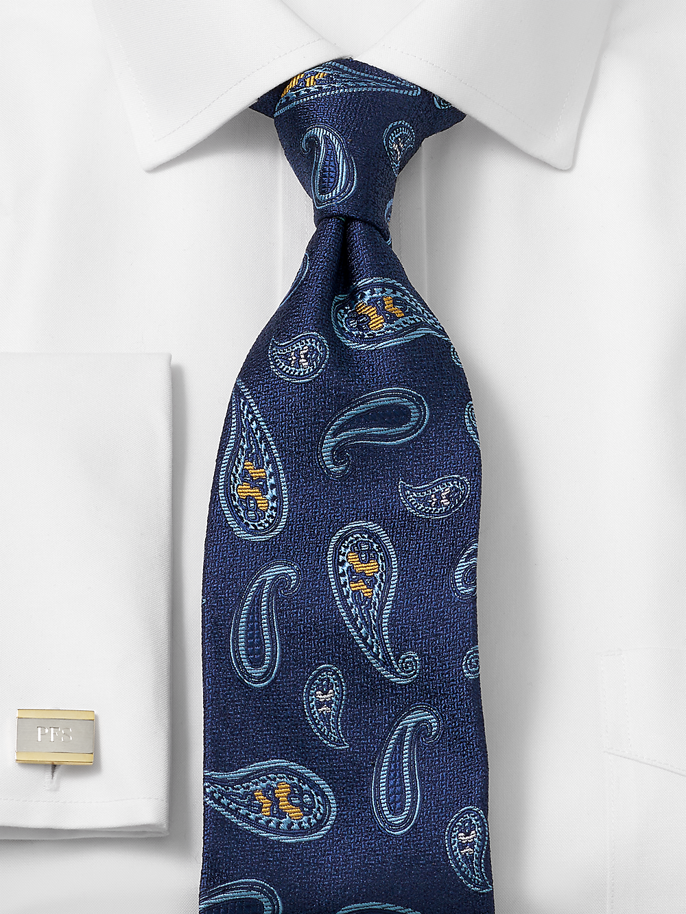 Alternate Image of Paisley Woven Silk Tie-1