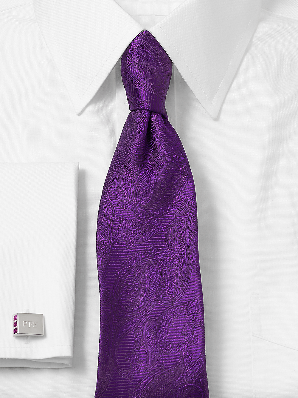 Alternate Image of Paisley Woven Silk Tie-1