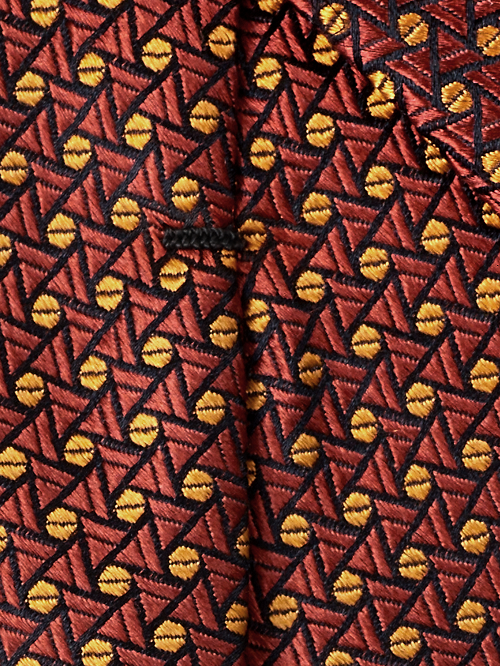 Alternate Image of Geometric Woven Silk Tie-3