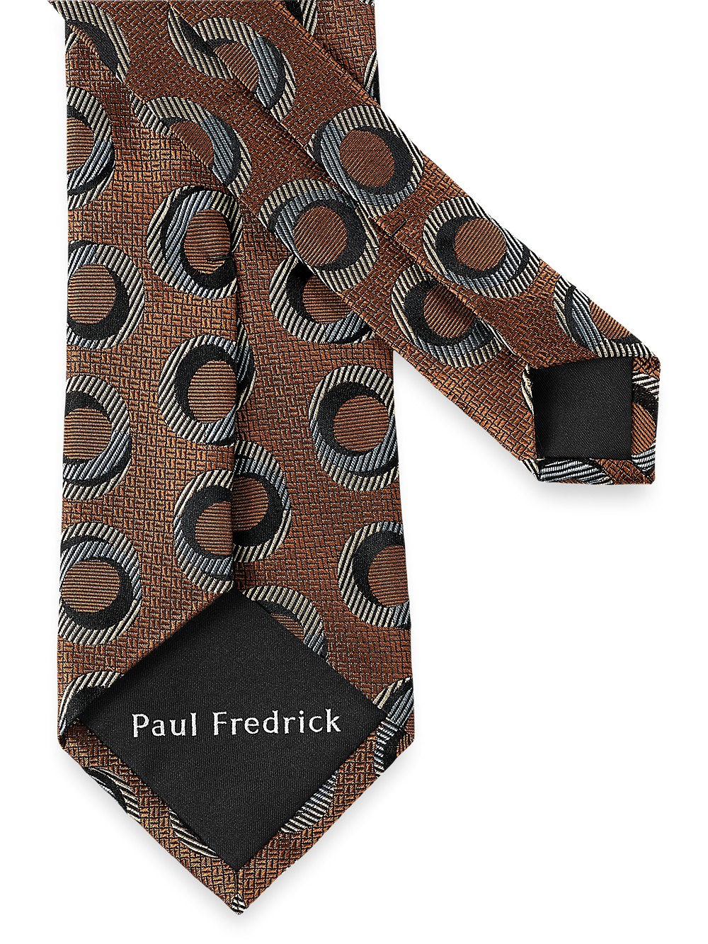 Alternate Image of Circles Woven Silk Tie-2