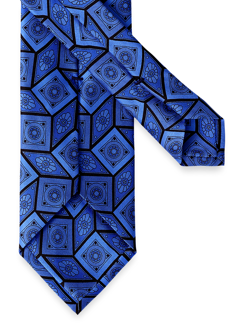 Alternate Image of Medallion Printed Italian Silk Tie-2