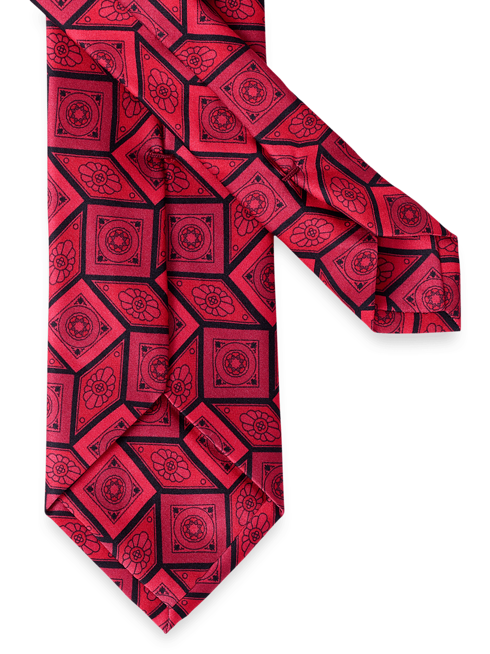 Alternate Image of Medallion Printed Italian Silk Tie-2