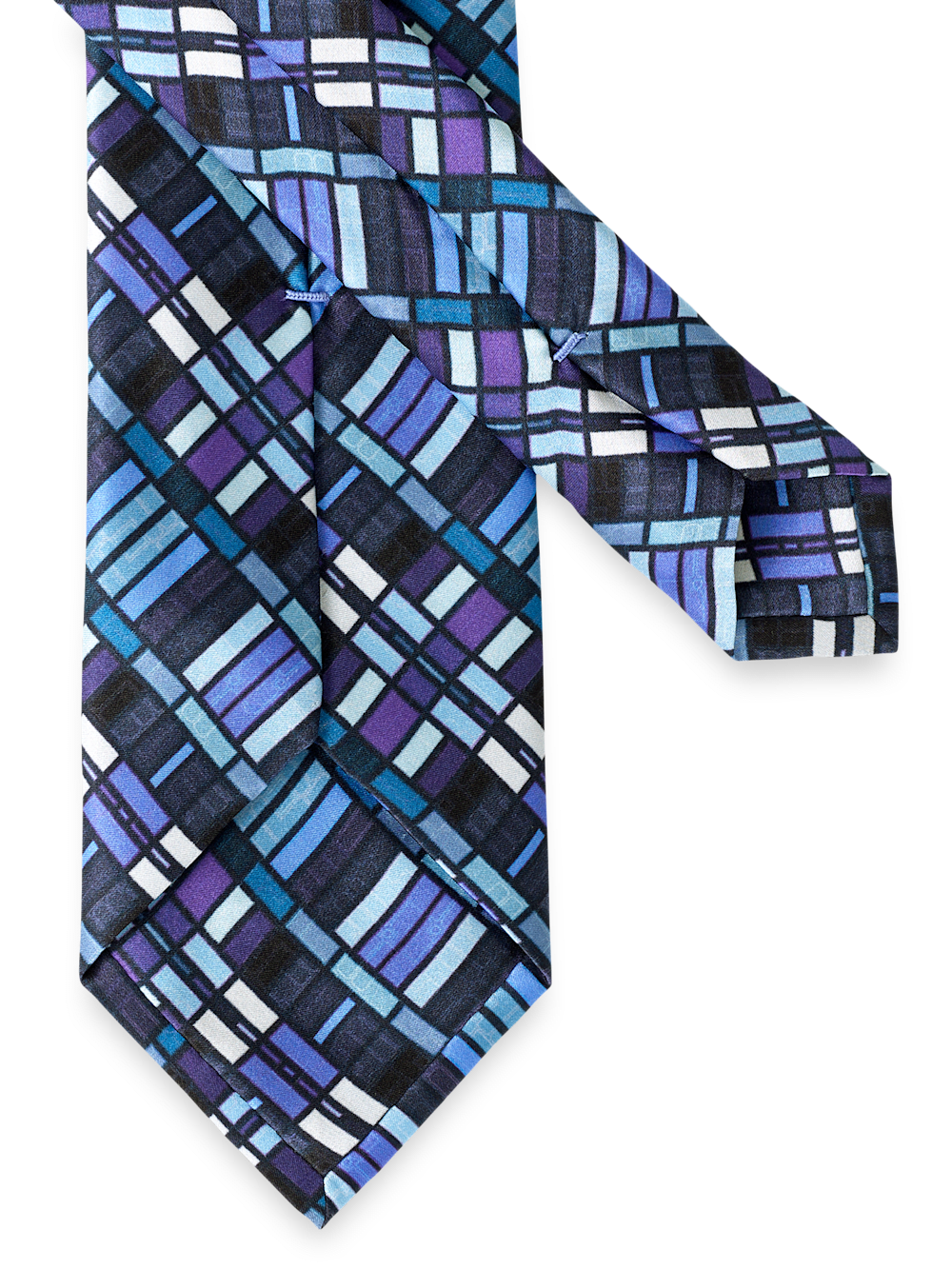 Alternate Image of Geometric Printed Italian Silk Tie-2