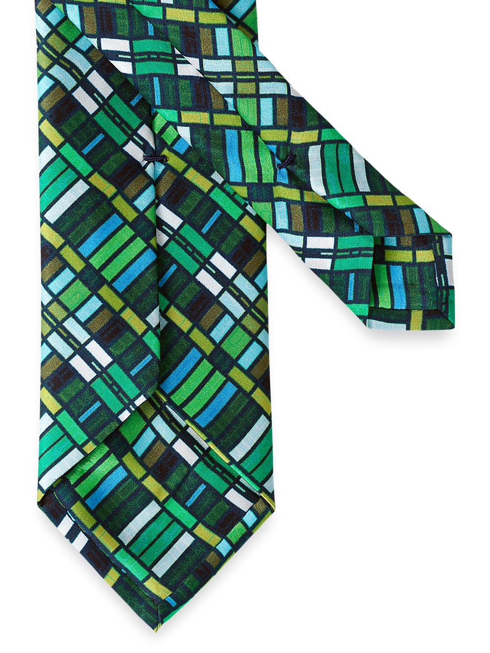 Alternate Image of Geometric Printed Italian Silk Tie-2