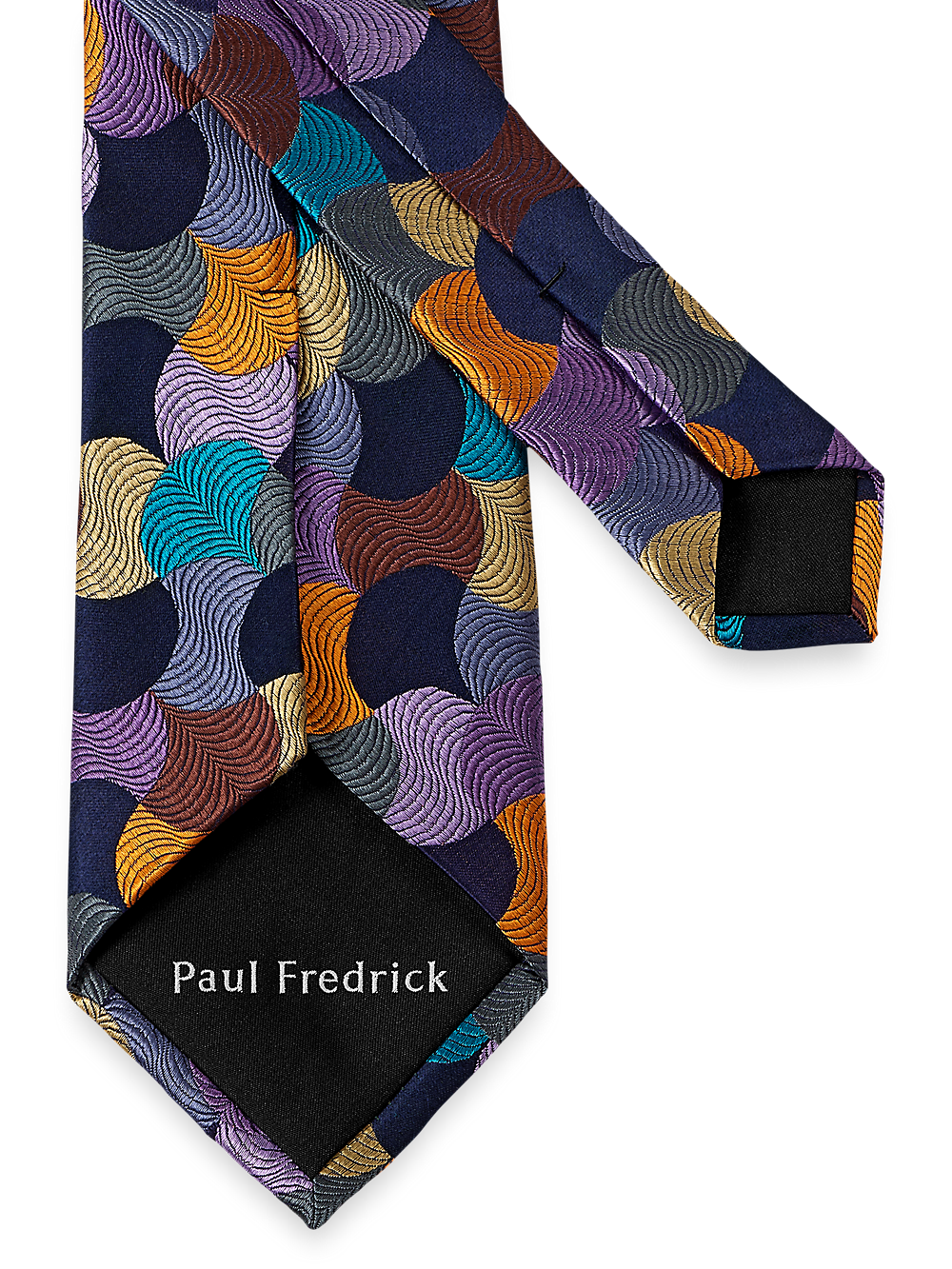 Alternate Image of Geometric Woven Silk Tie-2