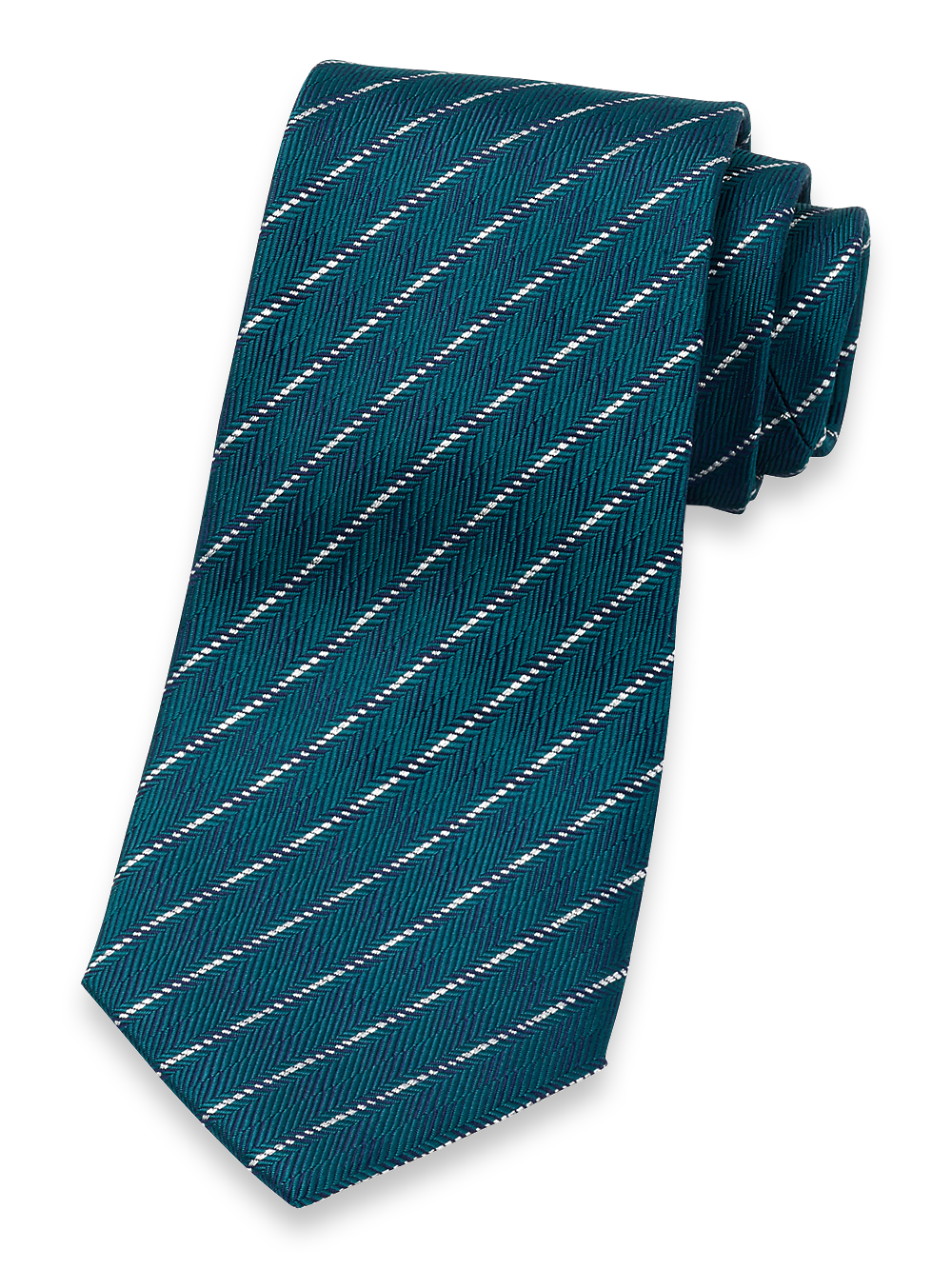 Product Image of Stripe Woven Silk Blend Tie-Hunter