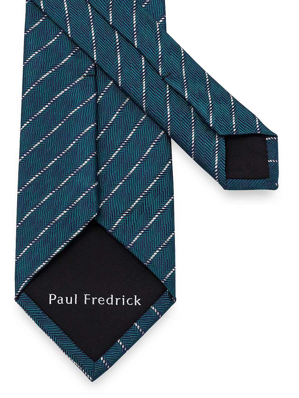 Alternate Image of Stripe Woven Silk Blend Tie-2