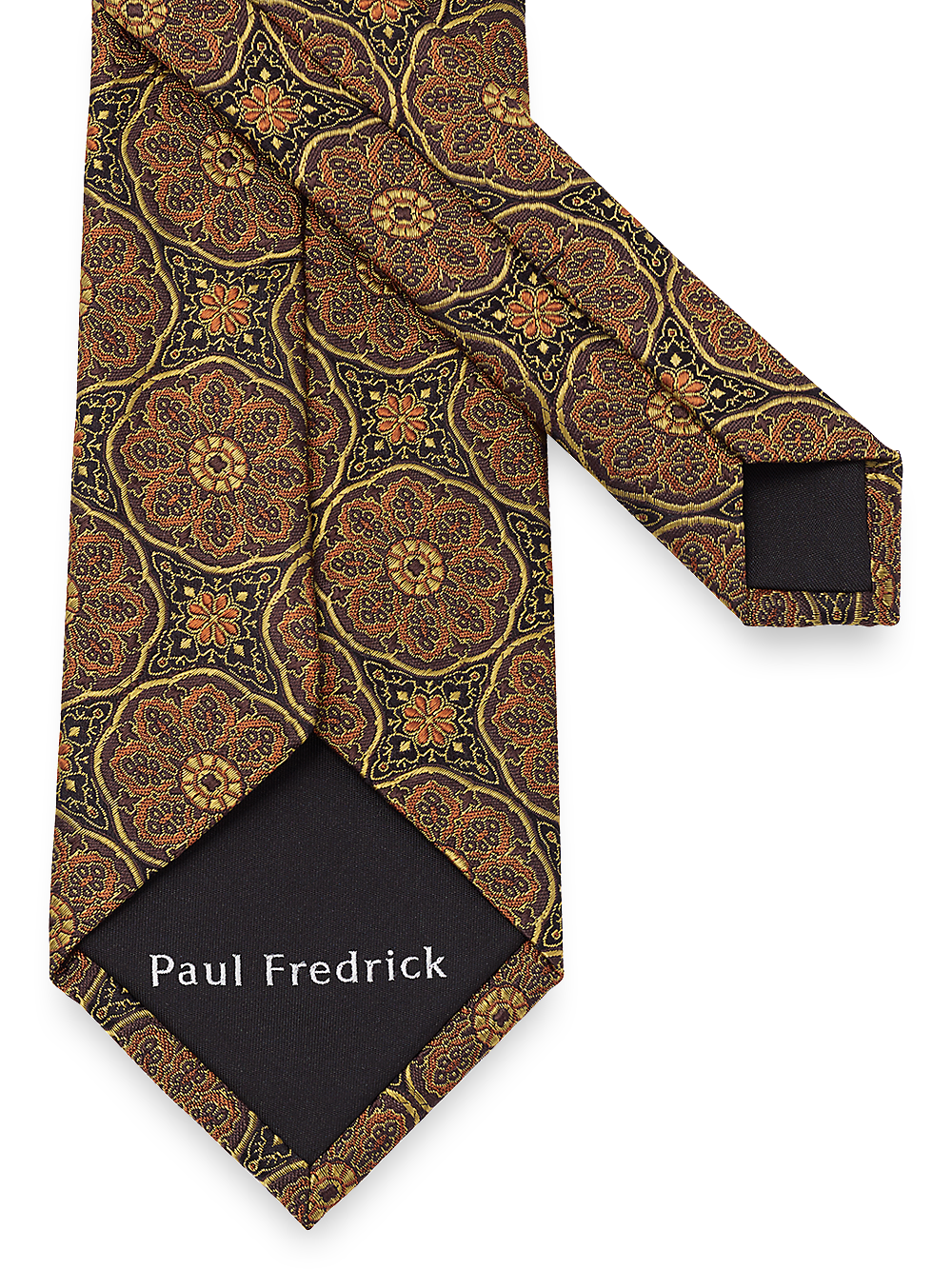 Alternate Image of Medallion Woven Silk Tie-2