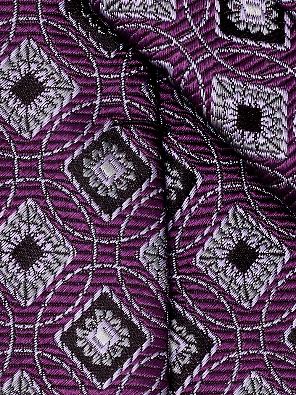 Alternate Image of Geometric Woven Silk Tie-3