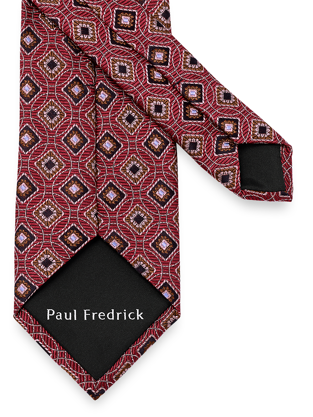 Alternate Image of Geometric Woven Silk Tie-2