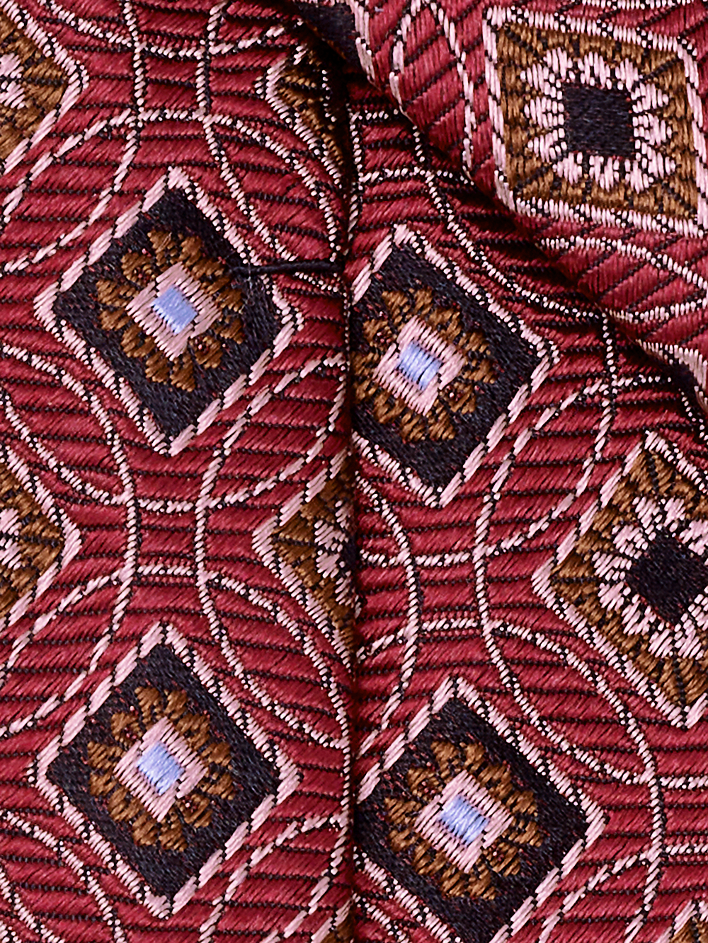 Alternate Image of Geometric Woven Silk Tie-3