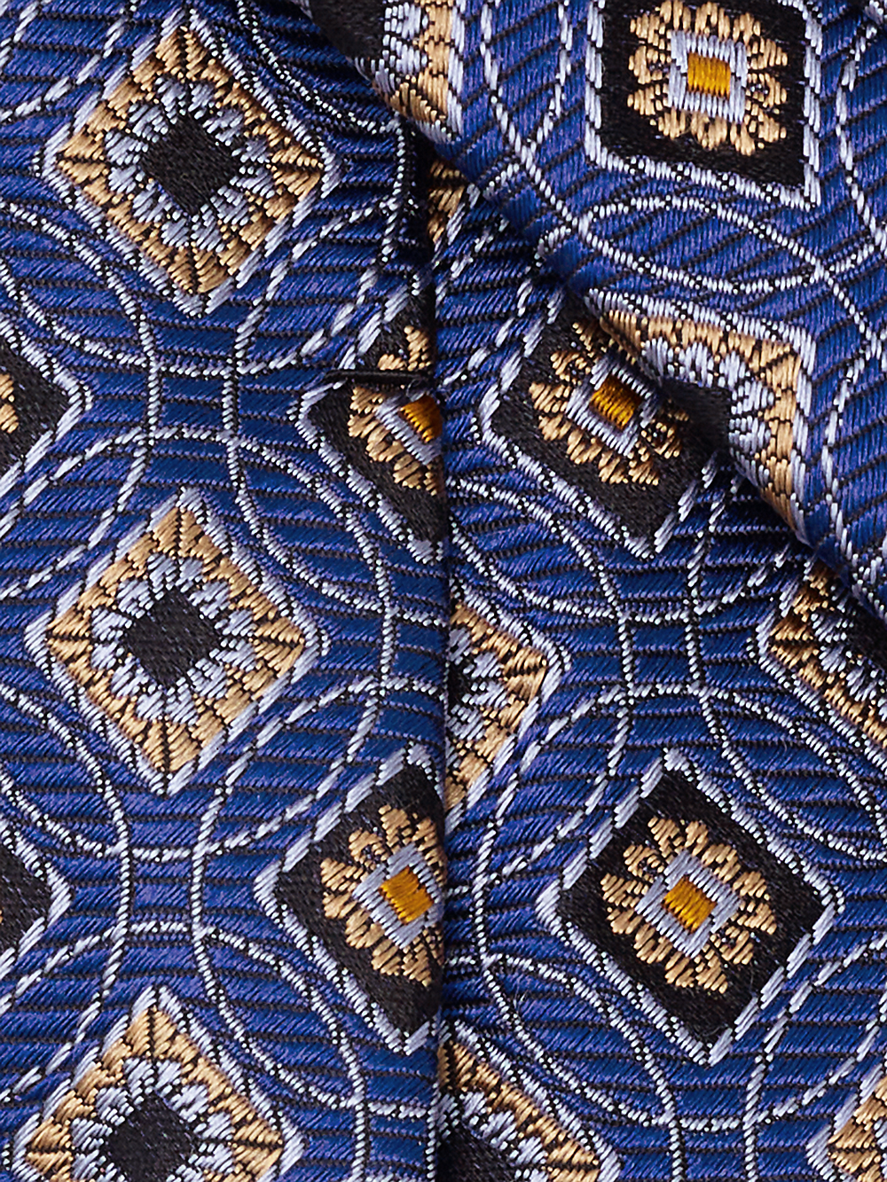 Alternate Image of Geometric Woven Silk Tie-3