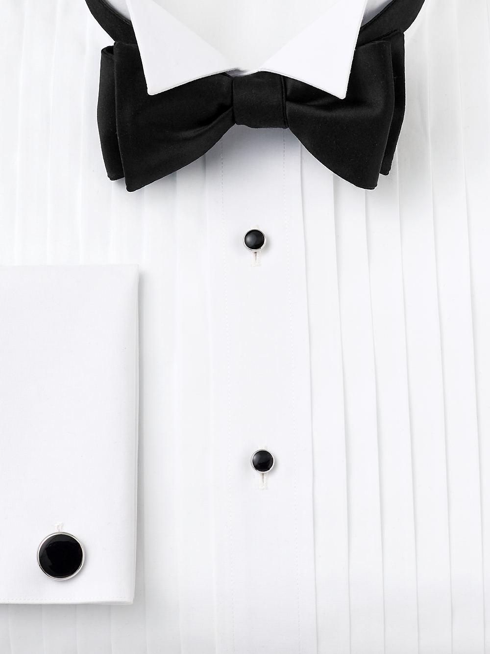 Alternate Image of Solid Woven Silk Self-tie Bow Tie-1