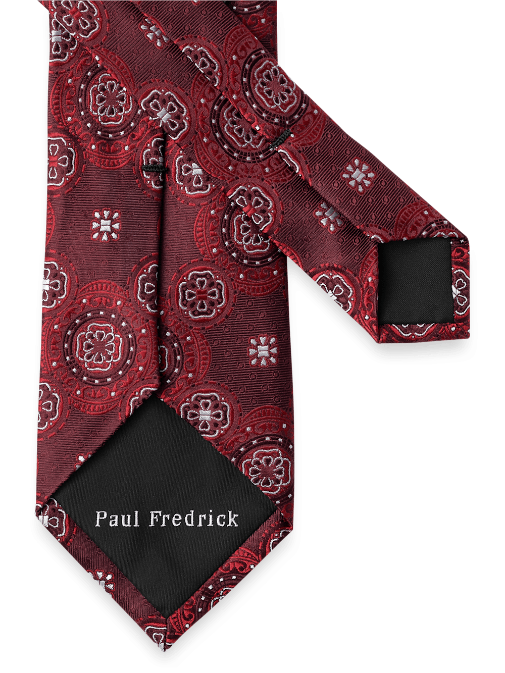 Alternate Image of Medallion Woven Silk Tie-2