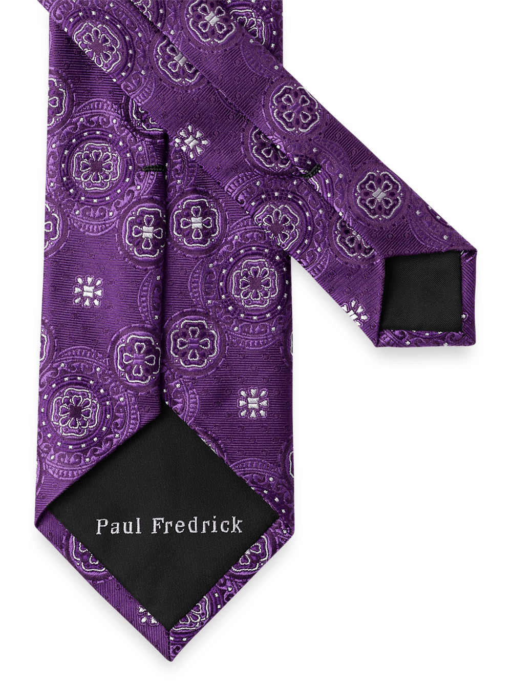 Alternate Image of Medallion Woven Silk Tie-2