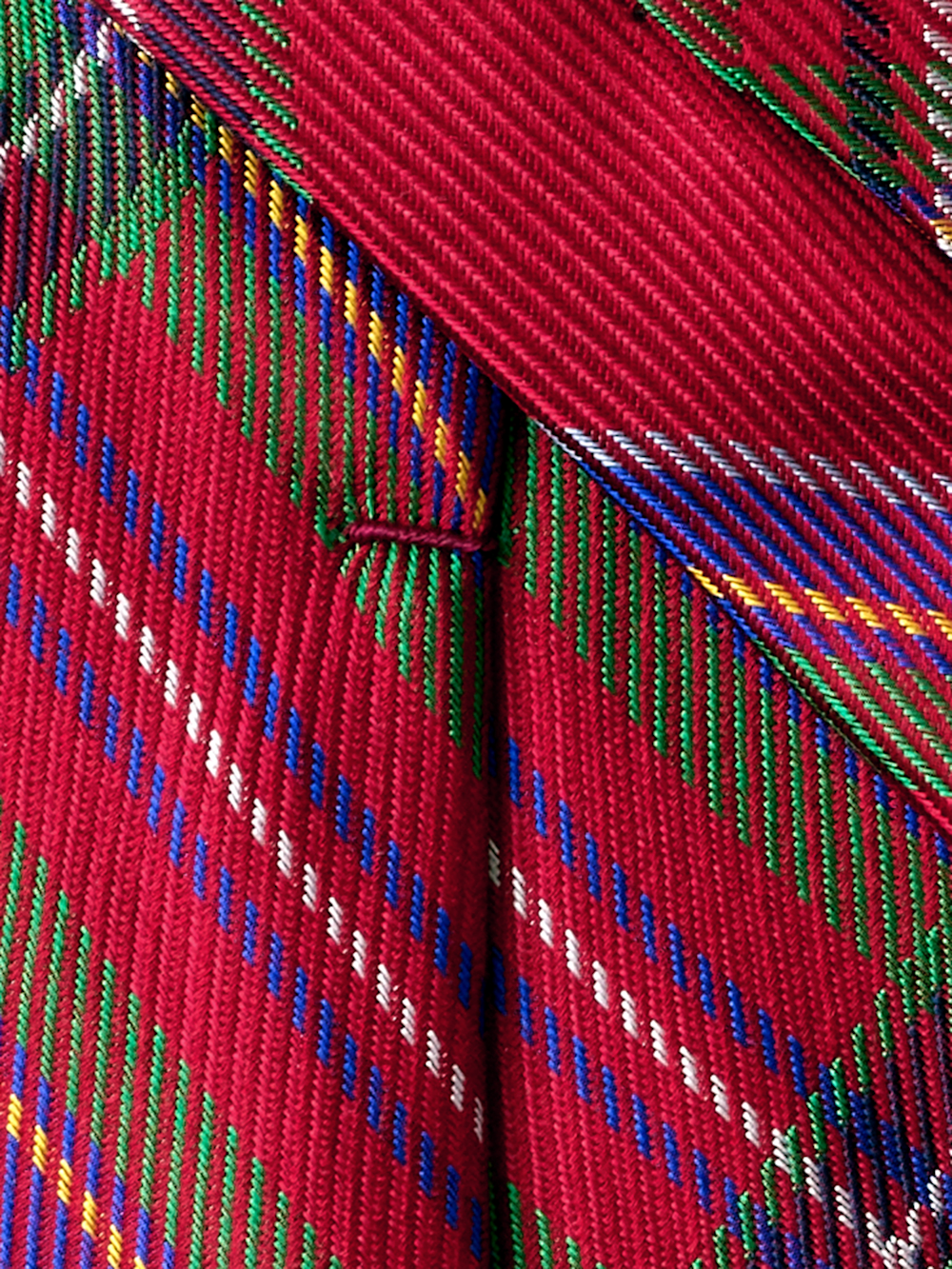 Alternate Image of Tartan Plaid Woven Silk Tie-3