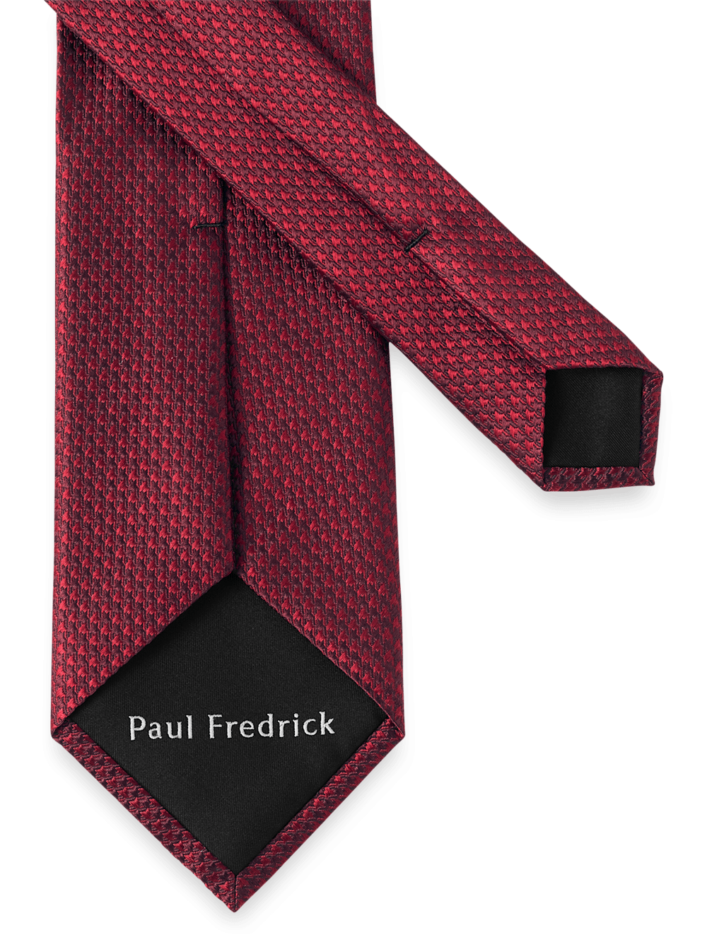 Alternate Image of Houndstooth Woven Silk Tie-2