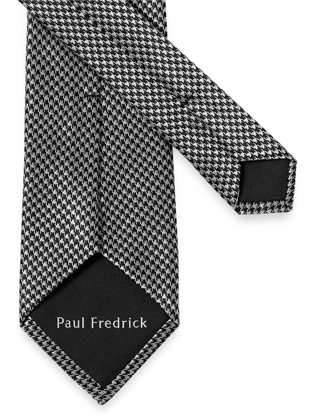 Alternate Image of Houndstooth Woven Silk Tie-2